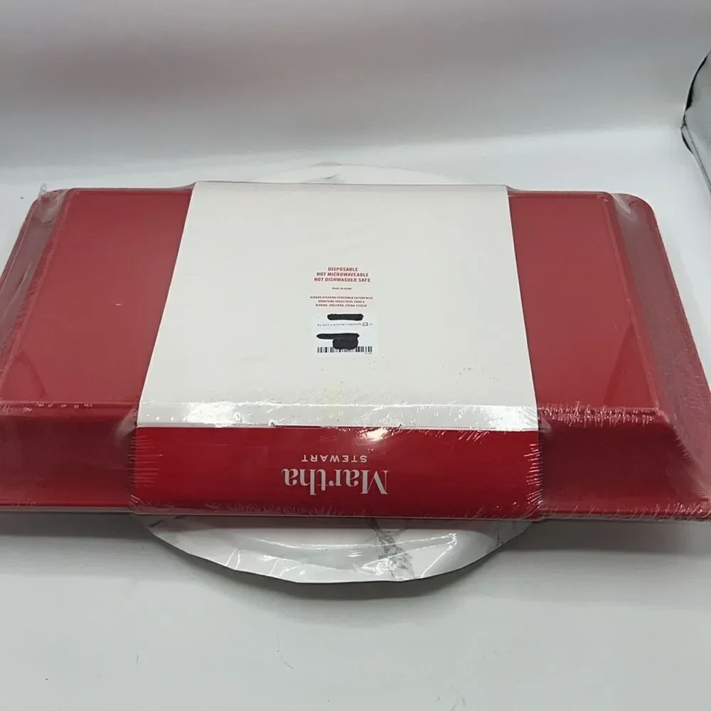 MARTHA STEWART Vintage Holiday Disposable Serving Set- 10 pieces NEW!